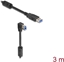 Attēls no Delock USB 5 Gbps Cable Type-A male to Type-B male 90° downwards angled 3 m