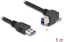 Picture of Delock USB 5 Gbps Cable USB Type-A male straight to USB Type-B male with screw 90° right angled 1 m black