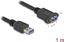 Picture of Delock USB 5 Gbps Cable USB Type-A male to USB Type-A female for installation 1 m black