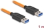 Picture of Delock USB 5 Gbps Cable USB Type-A male to USB Type-A male for tethered shooting 1 m orange