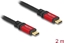 Picture of Delock USB 5 Gbps Cable USB Type-C™ male to male PD 3.0 100 W E-Marker 2 m red metal