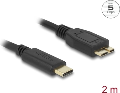Picture of Delock USB 5 Gbps Cable USB Type-C™ male to USB Type Micro-B male 2 m