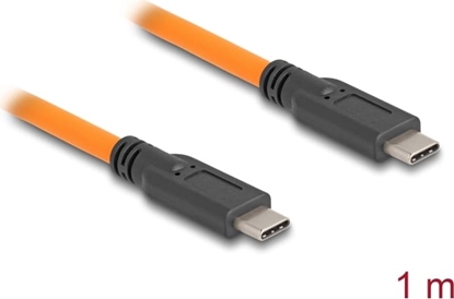 Picture of Delock USB 5 Gbps Cable USB Type-C™ male to USB Type-C™ male for tethered shooting 1 m orange
