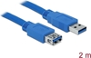 Picture of Delock USB 5 Gbps extension cable Type-A male to female 2 m blue