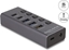 Attēls no Delock USB 5 Gbps Hub with 2 x USB Type-A and 2 x USB Type-C™ female and 1 x Fast Charging Port + Switch