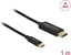 Picture of Delock USB cable Type-C to HDMI (DP Alt Mode) 4K 60 Hz 1 m coaxial
