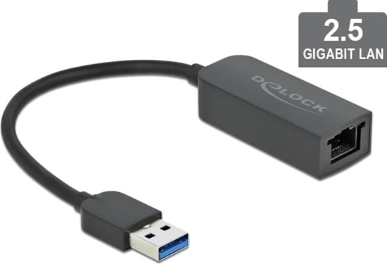 Picture of Delock USB Type-A Network Adapter 2.5 Gigabit LAN 1 x RJ45 compact