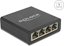 Picture of Delock USB Type-B Network Adapter Gigabit LAN 4 x RJ45