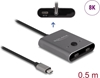 Изображение Delock USB TypeC 10Gbps Switch 2 to 1, bidirectional, 8K