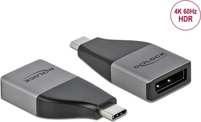Picture of Delock USB Type-C™ Adapter to DisplayPort (DP Alt Mode) 4K 60 Hz – compact design