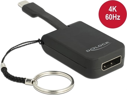 Picture of Delock USB Type-C™ Adapter to DisplayPort (DP Alt Mode) 4K 60 Hz - Key Chain