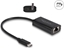 Изображение Delock USB Type-C™ Adapter to Gigabit LAN with Power Delivery 100 watt
