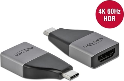 Attēls no Delock USB Type-C™ Adapter to HDMI (DP Alt Mode) 4K 60 Hz + HDR – compact design