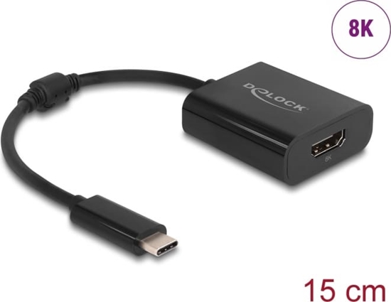 Picture of Delock USB Type-C™ Adapter to HDMI (DP Alt Mode) 8K with HDR function black