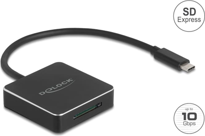 Picture of Delock USB Type-C™ Card Reader for SD Express (SD 7.1) memory cards
