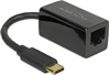 Picture of Delock USB Type-C™ Network Adapter Gigabit LAN 1 x RJ45 compact black