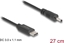 Изображение Delock USB Type-C™ Power Cable to DC 3.0 x 1.1 mm male 27 cm