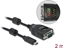 Picture of Delock USB Type-C™ to Serial DB9 Adapter with 9 LED RS-232 Tester