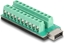 Attēls no Delock USB type-E Key A female to Terminal Block Adapter 20 pin