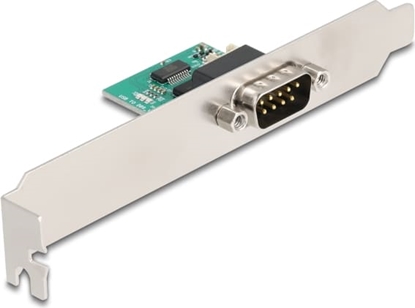 Picture of Delock USB to RS-232 Converter FTDI FT231XS USB 2.0 pin header male to D-Sub 9 male with standard bracket and cable 30 cm