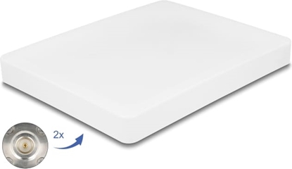Изображение Delock WiFi 6 MIMO Antenna 2 x N jack 8 dBi directional pole mounting outdoor
