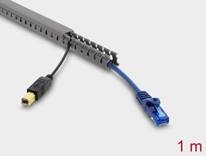 Изображение Delock Wiring Duct 16 x 16 mm - length 1 m grey