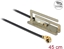 Picture of Delock WLAN 802.11 ac/a/h/b/g/n Antenna I-PEX Inc., MHF® I plug 1.6 dBi 45 cm PIFA internal