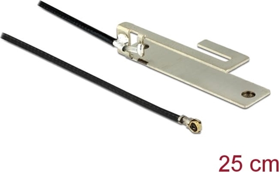 Изображение Delock WLAN 802.11 b/g/n Antenna I-PEX Inc., MHF® 4L plug 3 dBi 25 cm PIFA internal
