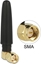 Изображение Delock WLAN 802.11 b/g/n Antenna SMA plug 90° 2 dBi omnidirectional fixed with flexible material black