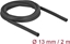 Picture of Delock Woven Sleeve self-closing heat-resistant 2 m x 13 mm black