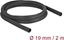 Изображение Delock Woven Sleeve self-closing heat-resistant 2 m x 19 mm black