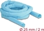 Изображение Delock Woven Sleeve self-closing heat-resistant 2 m x 25 mm blue