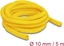 Изображение Delock Woven Sleeve self-closing heat-resistant 5 m x 10 mm yellow