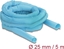 Изображение Delock Woven Sleeve self-closing heat-resistant 5 m x 25 mm blue