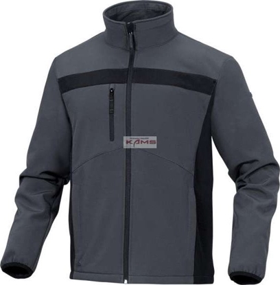 Attēls no Delta Plus Bluza z Softshell Poliestru i elastanu kolor szaro-czarny rozmiar XL LULE2GRXG