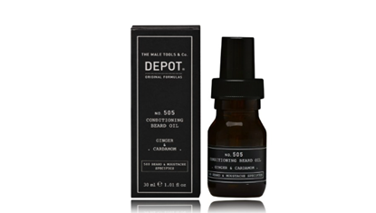 Attēls no Depot Depot No. 505 Conditioning Beard Oil Ginger & Cardamom 30 ml