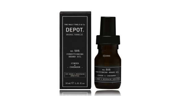Picture of Depot Depot No. 505 Conditioning Beard Oil Ginger & Cardamom 30 ml