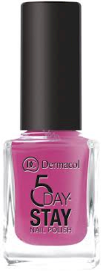 Изображение Dermacol 5 Day Stay 17 Pink Affair Nail Polish 11 ml
