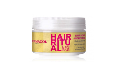 Attēls no Dermacol Hair Boost Super Blonde & Intensive Care Mask 200 ml