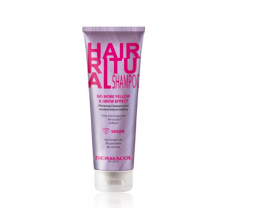 Picture of Dermacol Hair Ritual No More Yellow & Grow Effect Shampoo 250 ml