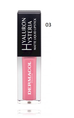 Изображение Dermacol Hyaluron Hysteria Matte Liquid Lipstick No.03 Matte Liquid Lipstick 4.5 ml