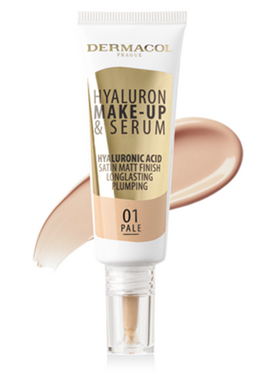 Изображение Dermacol Hyaluron Make-up & Serum 01 Pale 25 g