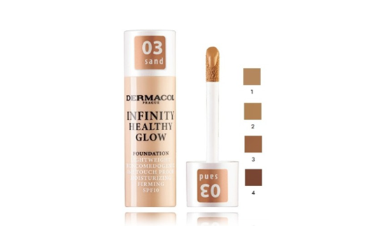 Изображение Dermacol Infinity Healthy Glow Foundation 03 Sand 20 g