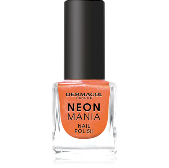 Picture of Dermacol Neon Mania Nail Polish 2 Orange Glow 5 ml