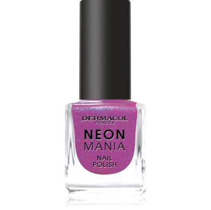 Picture of Dermacol Neon Mania Nail Polish 3 Purple Pulse 5 ml