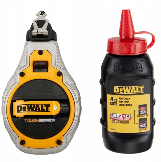 Изображение DEWALT SZNUR TRASERSKI 6:1 30m +KREDA CZERWONA
