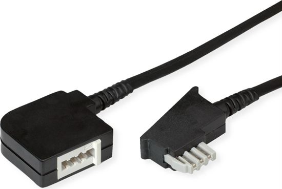 Picture of Divers Telefonkabelverlängerung N-kodiert, schwarz, 6 m