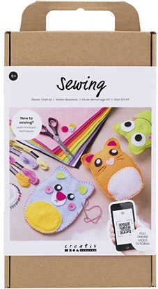 Attēls no Djeco Diy Kit Zrób to sam rinkinys  szycie  misie (977540)