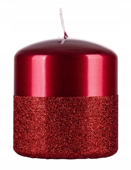 Picture of Donau Home wieca supek Onyx, 80x90mm, czerwony