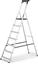 Picture of DRABEST Drabina aluminiowa, domowa z pók, 7 stopni (wytrzymao: 125 kg)